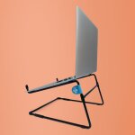 R - go tools steel r - go support de bureau pour ordinateur portable, noir - neuf