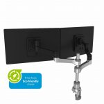 R - go tools r - go zepher 4 c2, circulaire bras double �cran, fixation bureau, adjustable, 0 - 8 kg, ...