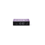 Radio rveil lexon flip premium violet - neuf