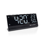 Radio - rveil numrique avec radio fm - temprature et humidit - double alarme - grand cran (hcg023) ...