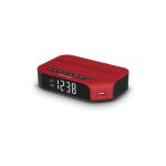Radio rveil schneider viva rouge - neuf