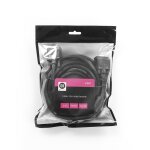Rallonge vga mâle / femelle 5m noir - avec ferrite - full hd vendu en sachet gaine 8mm - neuf Rallonge vga mâle / femelle 5m noir - avec ferrite - full hd vendu en sachet gaine 8mm - neuf