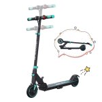 Rcb trottinette lectrique pliable 7, 55 kg - vitesse max 20 km / h - hauteur ajustable - 250w - noir ...