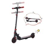 Trottinette électrique pliable 7, 55 kg - hauteur ajustable - 250w - noir rouge - cadeau pour enfant ... Trottinette électrique pliable 7, 55 kg - hauteur ajustable - 250w - noir rouge - cadeau pour enfant ...