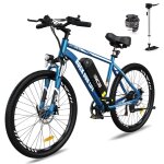 Rcb vlo lectrique 26 pouces e - bike urbain adulte, moteur 250w, batterie 36v / 12ah, 7 vitesses, pdalage ...