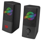 Redragon gs530 rgb haut - parleurs pc stro 2. 0 2x3w alimentation usb et audio par cble 3, 5 mm et ...