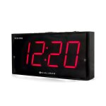 Rquive d'alarme numrique avec fonction de rptition - double rveil - grand cran rouge - conception ...