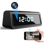 R�veil cam�ra espion 4k infrarouge horloge d'espionnage wifi d�tecteur de mouvement yonis - neuf