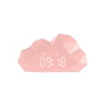 Rveil digital lumineux mini cloudy - horloge table de nuit & bureau - avec fonction snooze - pour adultes ...