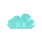 Rveil digital lumineux mini cloudy - horloge table de nuit & bureau - avec fonction snooze - pour adultes ...
