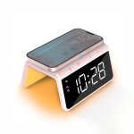 Rveil numrique caliber - rveil avec charge sans fil - horloge numrique - rglable en luminosit - ...