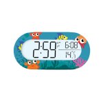 R�veil num�rique wekids, �cran r�tro - �clair�, affichage heure et temp�rature, fonctionne sur piles ...