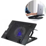 Riff rf - 0092 refroidisseur portable 2 en 1 et support  angle rglable parfait pour ordinateur portable ...