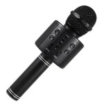 Riff ws - 858 microphone karaok avec haut - parleurs aux et micro sd noir - neuf