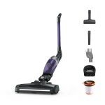 Rowenta x - trem compact rh1238 aspirateur balai batterie sec sans sac 0, 4 l violet - neuf