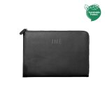 Sacoche en cuir recycl� ine laptop 14 / 15 noir - neuf