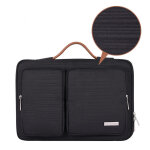 Sacoche / sac pochette pour pc ordinateur portable 15 pouces noir - malette de voyage / affaires notebook ...