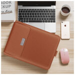 Sacoche support pour mac 13 simili cuir housse multifonction pochette ordinateur portable 13 pouces - ...