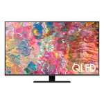 Samsung series 8 qe50q80bat 127 cm (50 ) 4k ultra hd smart tv wifi noir, argent - neuf