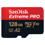 Sandisk 128gb extreme pro microsdxc 128 go classe 10 - neuf