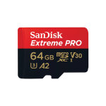 Sandisk extreme pro 64 go microsdxc uhs - i classe 10 - neuf