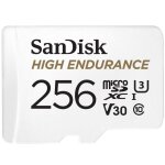 Sandisk high endurance 256 go microsdxc uhs - i classe 10 - neuf