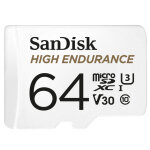 Sandisk high endurance 64 go microsdxc uhs - i classe 10 - neuf