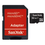 Sandisk microsdhc 32gb 32 go classe 4 - neuf