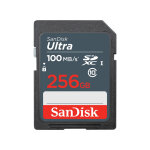 Sandisk ultra 256 go sdxc uhs - i classe 10 100mb / s - neuf