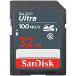Sandisk ultra 32gb sdhc mem card 100mb / s 32 go uhs - i classe 10 - neuf