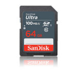 Sandisk ultra 64 go sdxc uhs - i classe 10 - neuf