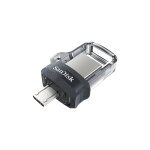 Sandisk ultra dual m3. 0 lecteur usb flash 64 go usb type - a / micro - usb 3. 2 gen 1 (3. 1 gen 1) noir, ...