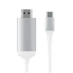 Satechi st - chdmis cble vido et adaptateur 1, 8 m usb type - c hdmi argent - neuf
