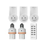 Scs sentinel kit domotique tlcommand : 3 prises, 2 douilles et 1 tlcommande - neuf
