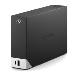 Seagate one touch hub disque dur externe 8000 go noir, gris - neuf