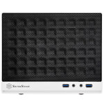 Silverstone sg13 mini tower noir, blanc - neuf
