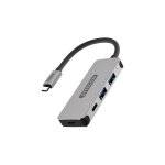 Sitecom cn - 384 hub & concentrateur usb 3. 2 gen 1 (3. 1 gen 1) type - c 5000 mbit / s aluminium, noir ...