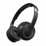 Skullcandy cassete casque avec fil &sans fil arceau appels / musique bluetooth noir - neuf