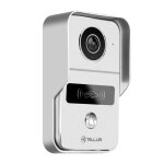 Sonnette vido tellur smart wifi, 1080p, fonction de dverrouillage, carillon intrieur, gris - neuf