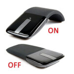 Souris arc pour macbook apple sans fil usb pliable universelle capteur optique 3 boutons (noir) - neuf ... Souris arc pour macbook apple sans fil usb pliable universelle capteur optique 3 boutons (noir) - neuf ...
