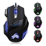 Souris gamer pour mac apple pc avec fil usb led filaire ordinateur gaming universelle capteur optique ...
