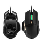 Souris gamer pc filaire usb 2. 0 3800 dpi ordinateur lumire led 6 boutons noir yonis - neuf