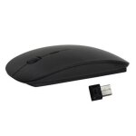 Souris optique laser ultra - mince sans fil 2. 4 ghz avec mini récepteur usb noir yonis - neuf Souris optique laser ultra - mince sans fil 2. 4 ghz avec mini récepteur usb noir yonis - neuf