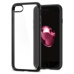 Spigen ultra hybrid 2 coque de protection pour tlphones portables 11, 9 cm (4. 7 ) housse noir, transparent ...