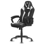 Spirit of gamer fighter sige de jeu sur pc sige rembourr noir, blanc - neuf