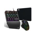 Spirit of gamer xpert gameboard g700 clavier souris incluse jouer usb qwerty anglais noir - neuf