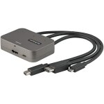 Startech. com adaptateur multiports 3 - en - 1 vers hdmi - convertisseur usb - c 4k 60hz, hdmi ou mini ...