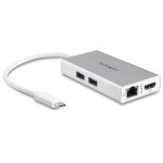 Startech. com adaptateur multiport usb - c - mini station d'accueil usb - c avec 4k hdmi - 60w pd pass ...
