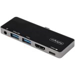 Startech. com adaptateur multiport usb - c - usb - c vers 4k 60hz hdmi 2. 0 - power delivery passthrough ...