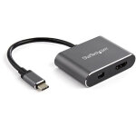 Startech. com adaptateur multiport usb - c vers mini displayport ou hdmi - 4k 60 hz - convertisseur 2 ...